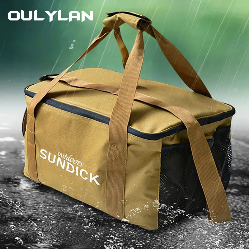 

Уличная сумка для хранения, водонепроницаемая сумка для инструментов 600D, коробка для кемпинга, вместительная сумка для хранения пикника, дорожный Органайзер из ткани Оксфорд