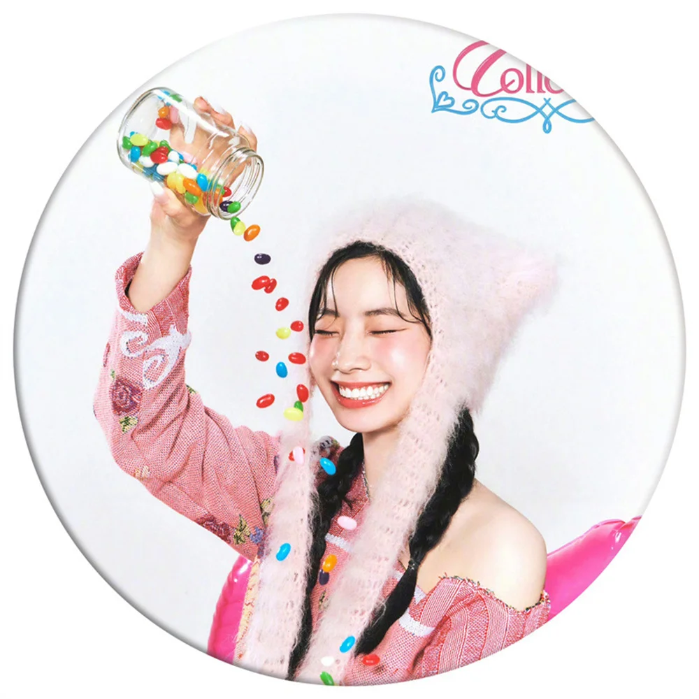 Приветствие сезона KPOP 2025: жесть значок MOMO MINA DAHYUN TZUYU брошь булавки креативный