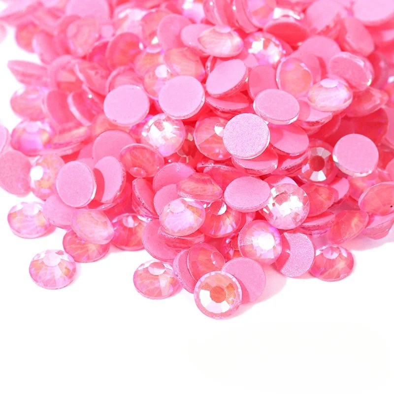 Ss6-ss30 светящиеся неоновые кристаллы AB Glass без горячей фиксации искусственные