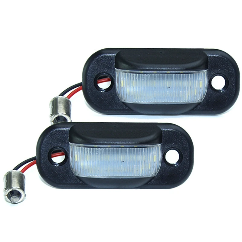LED Car License Plate Lights LED Number Light Lamps For  80 B4 91-95/Cabridet (Type 8G) 91-00/100 C4 90-94/A6 C4