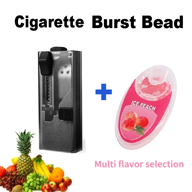 

Black Ice mint flavor Cigarette Brush Ball For Smoking Menthol taste Cigarette Explosion Beads Fruit taste Pusher Box Men Gifts
