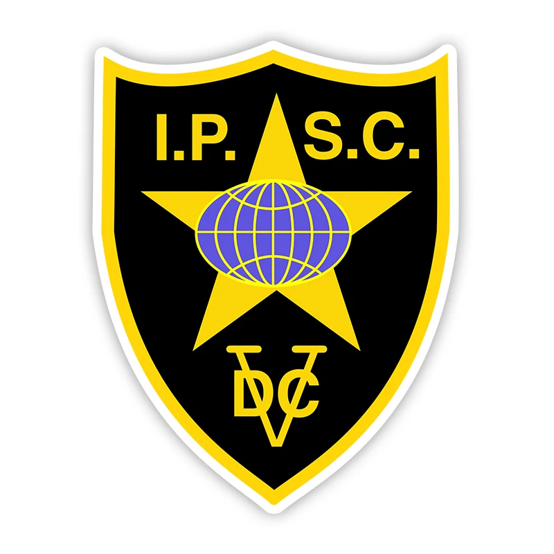 

Самоклеящаяся наклейка IPSC, автомобильная наклейка, мотоцикл, ноутбук, водонепроницаемые автодекоры на бампере, заднее окно