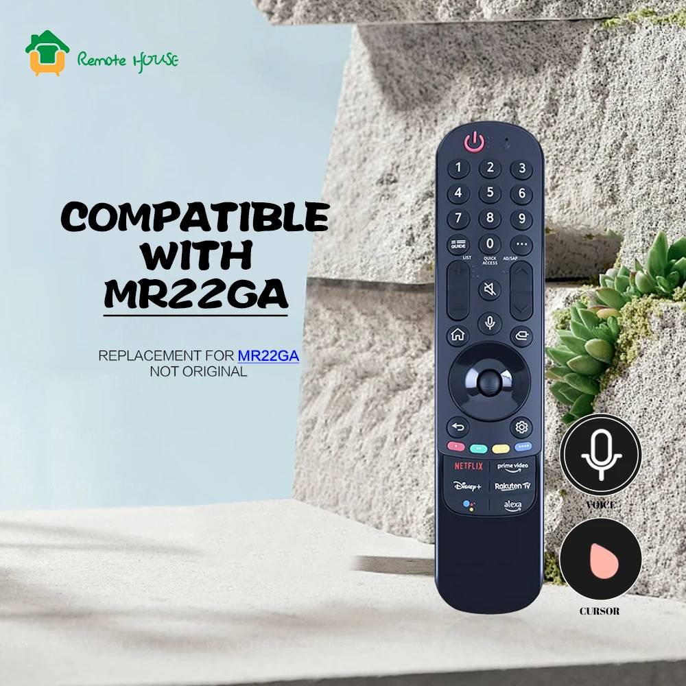 

AKB76039901 MR22GA MR22CA Magic Voice TV Remote Control For OLED QNED NanoCell Smart TVs with Voice Cursor