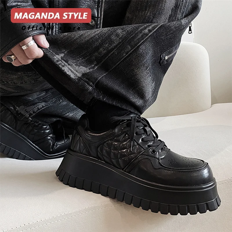 Высота увеличена на 6 см обувь для папы повседневная легкая толстой подошве весны