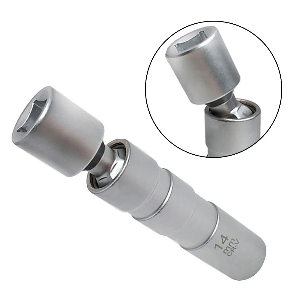 

14mm Spark Plug Socket 12-Point Magnetic Removal Tool 3/8''Drive Universal Magnetic 12 Angle Spark Plug Sleeve For BMW Mini