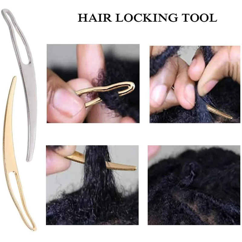 Крючки для вязания дредов - Набор инструментов блокировки игл крючком с защелкой