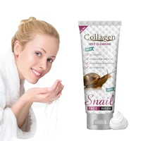 collagen snail cleanser cleansing moisturizing facial cleanser oil control blackhead remove washing lotion exfoliating face care