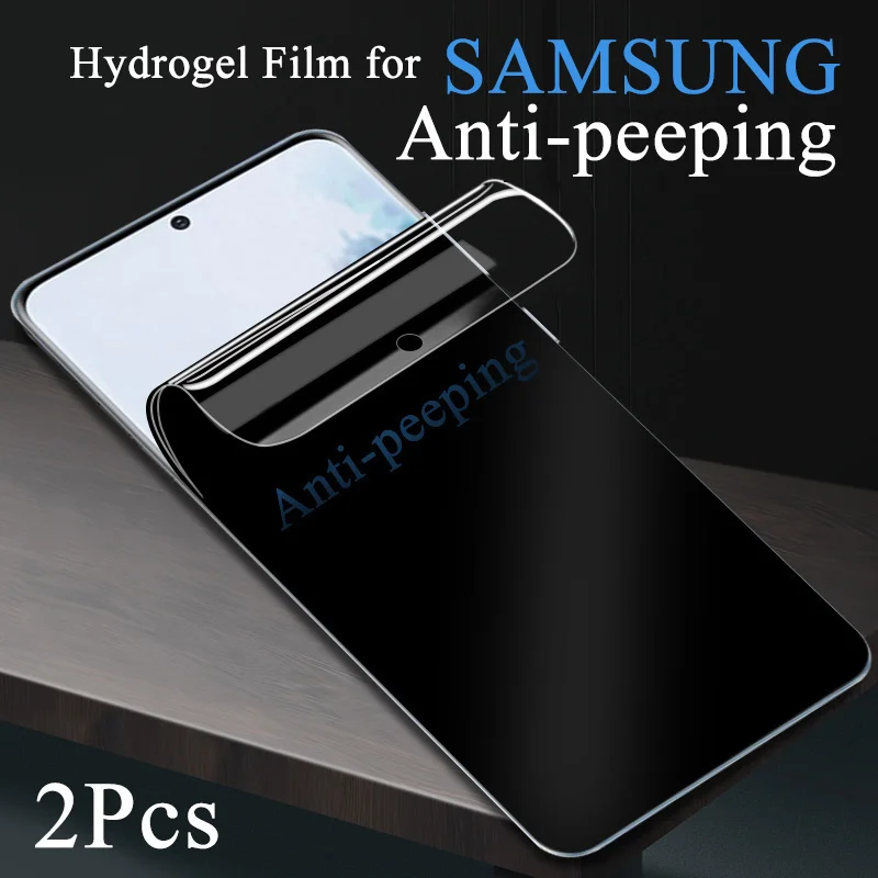 

S22+ Privacy Screen Protector For Samsung Note 20Ultra S20FE S21 Plus Soft Anti-peeping Hydrogel Film Galaxy S8 S9P S10E 9 10 8