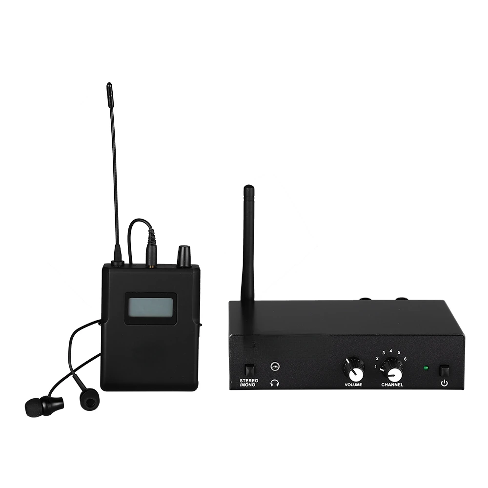 

ANLEON S2 UHF Stereo Wireless Monitor System 4 Frequencies 100-240V Professional Digital Stage In-Ear Monitor System Device