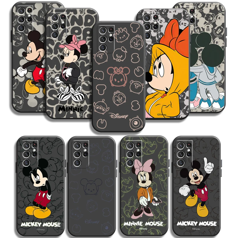 

Disney Mickey Mouse Phone Cases For Samsung Galaxy M12 FE S20 Lite S8 Plus S9 Plus S10 S10E S10 Lite M11 M12 S20FE Soft TPU