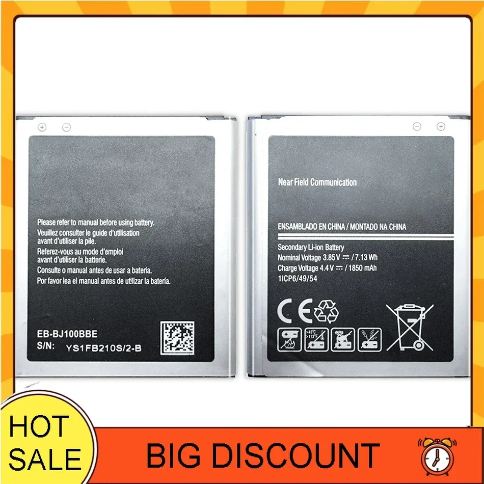 EB-BJ100CBE EB-BJ100BBE Аккумулятор 1850 мАч для Samsung Galaxy J1 J100 SM-J100F J100FN J100H J100M J100Y J100D + Трек НО
