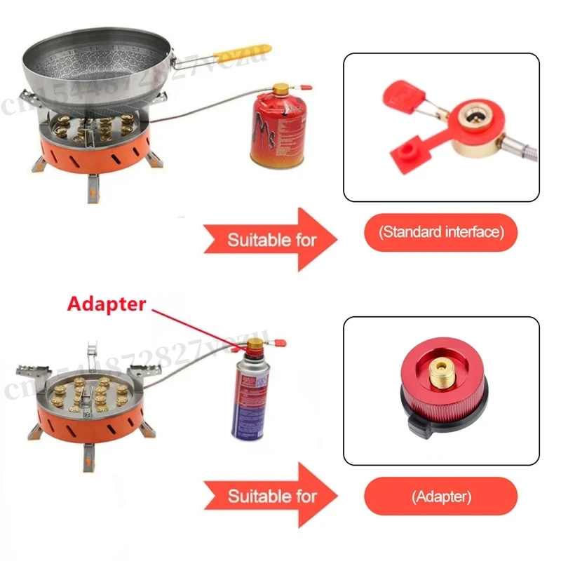 Туристическая газовая горелка 12 ядер 21800 Вт высокая мощность