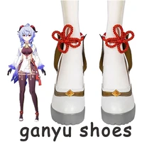 game genshin impact ganyu shoes ganyu high heeled women cosplay shoes size 36 43 accessories