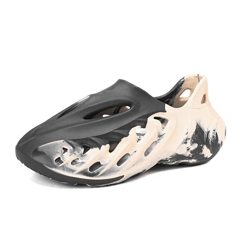 

Unisex Beach Sandals EVA Men Hollow Garden Shoes Tie-dyed Designer Luxury Hole Slippers Slip On Foam Runner Sneakers Water Shoes