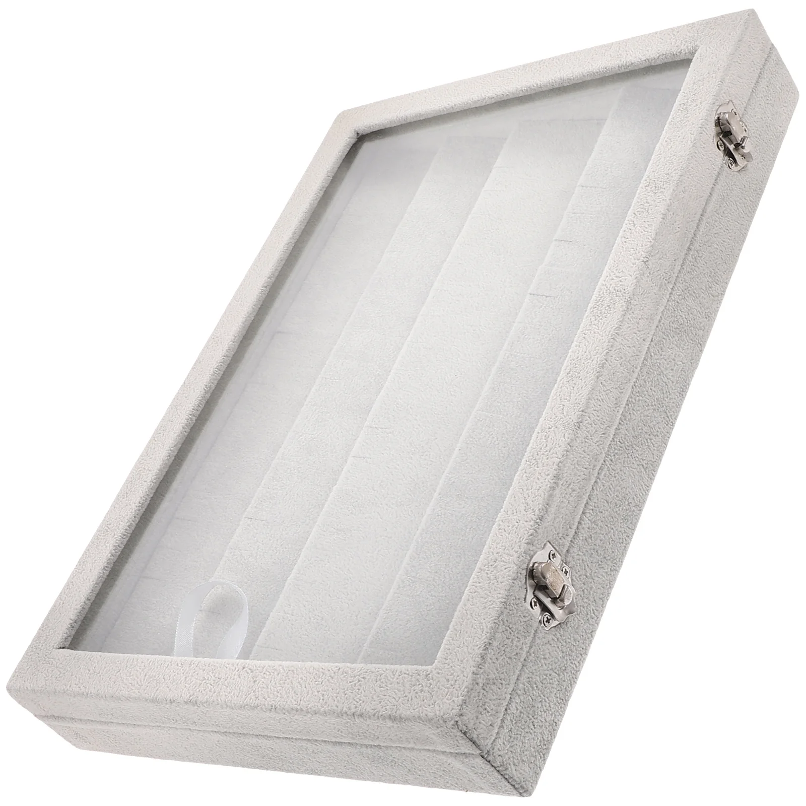 

Jewelry Box Clear Stackable Storage Drawers Display Case Trays Small Earrings Organizer