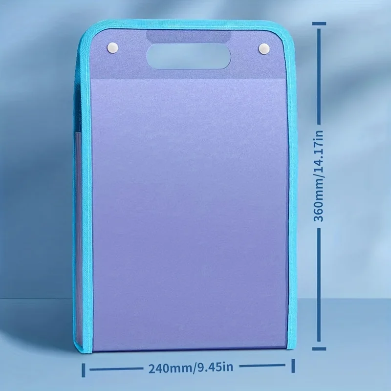 Переносная плотная полипропиленовая прозрачная органная сумка A4 с 13 отделениями