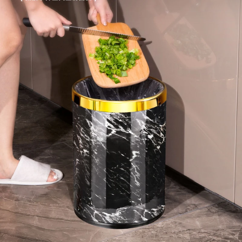 

Bathroom Trash Bin Trash Can Paper Basket Kitchen Storage Garbage Container Office Trash Can Wastebasket Cubo Basura Dustbin