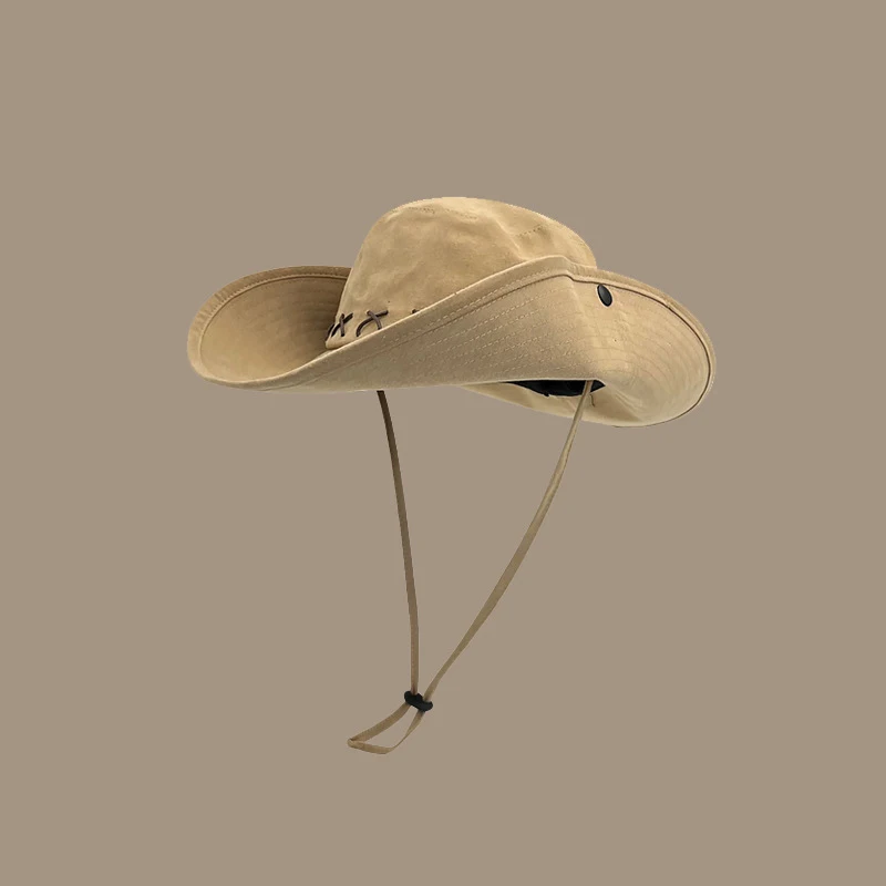 Шляпа в ковбойском стиле женская Солнцезащитная шляпа с широкими полями