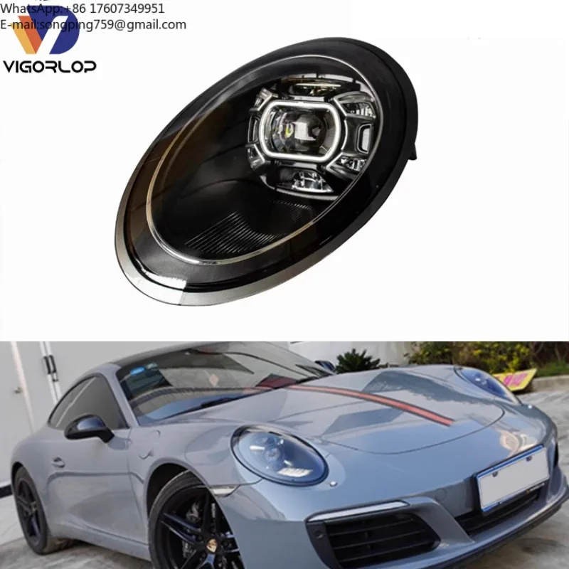 Фото Абсолютно новая матричная фара в сборе от производителя для Porsche 911 (2012-2018) и новой модели 992 №1