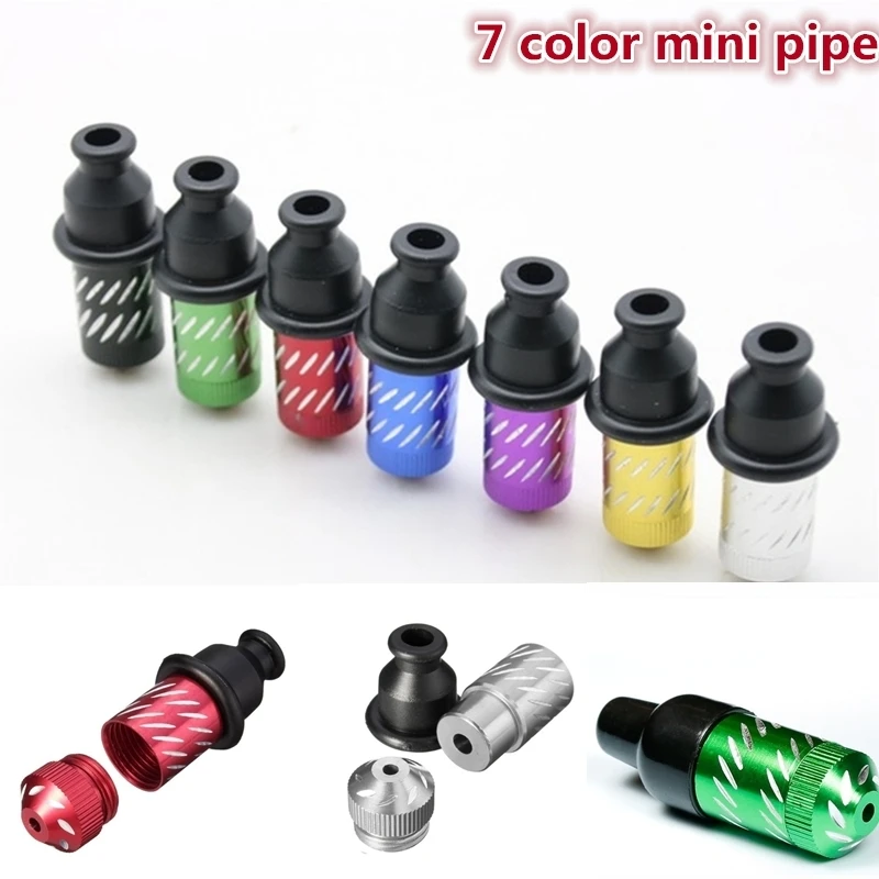 7 цветов металлическая мини-трубка для табака портативные трубки креативная