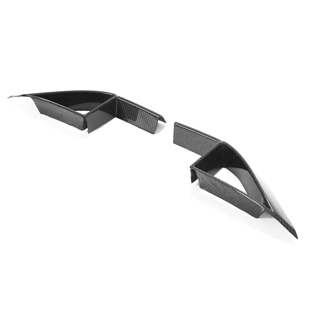 Передний бампер из сухого углеродного волокна с низкой решеткой накладка на