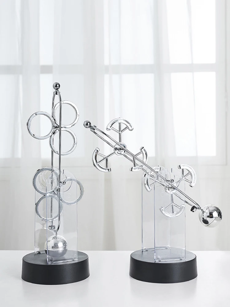 

Шарики-Колыбель Ньютона для украшения дома и офиса, шарики маятника Ньютона, предметы физики, настольные украшения для движения