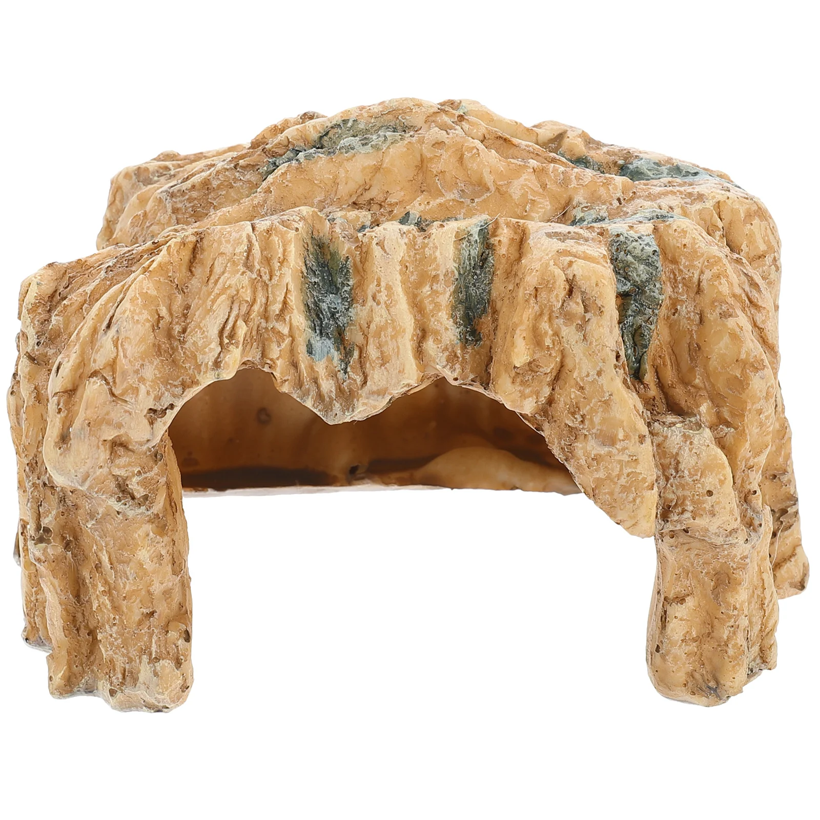 

Turtle Reptile Cave Shelter Tank Hideout Platform Resin Habitat Basking Tortoise Hiding Climbing Decor Ladder Fish Artificial