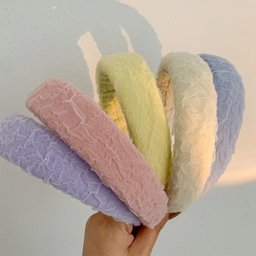 

New Fashion All-match Sweet Candy Soft Sponge Headband Hairbands for Women Girl Hair Accessorie Headwear