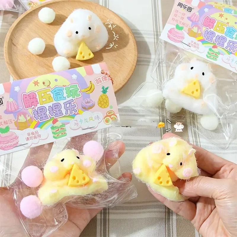 Игрушка-хомяк TPR Squeeze — твердый гель для снятия стресса