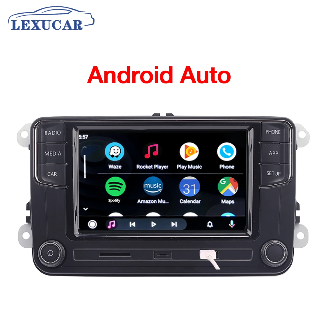 Радио Lexucar Android Auto автомобиль MIB с экраном автомобильное радио мультимедийная