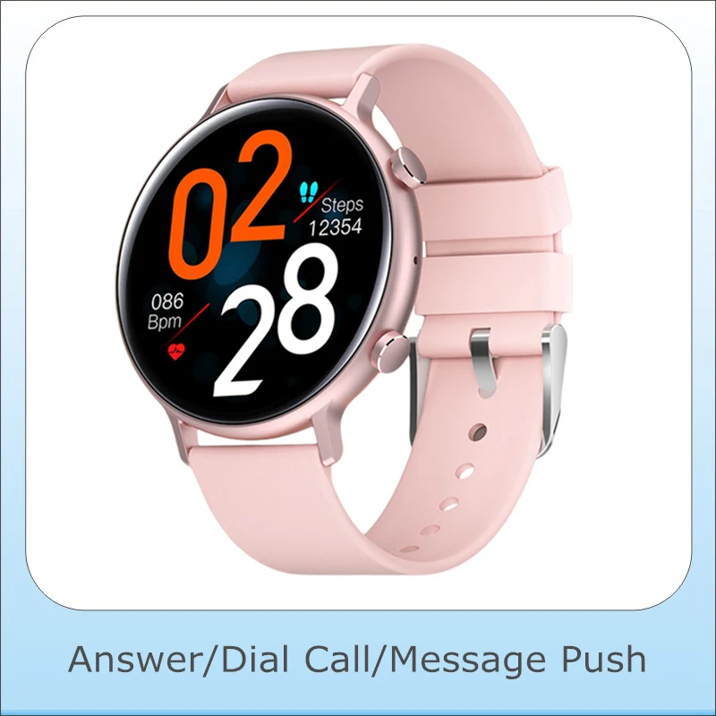

Smart Watch Women 1.28inch 3D Dynamic Screen Answer Call Message Push ECG Blood Pressure Oxygen Smartwatch 2022 for Android IOS