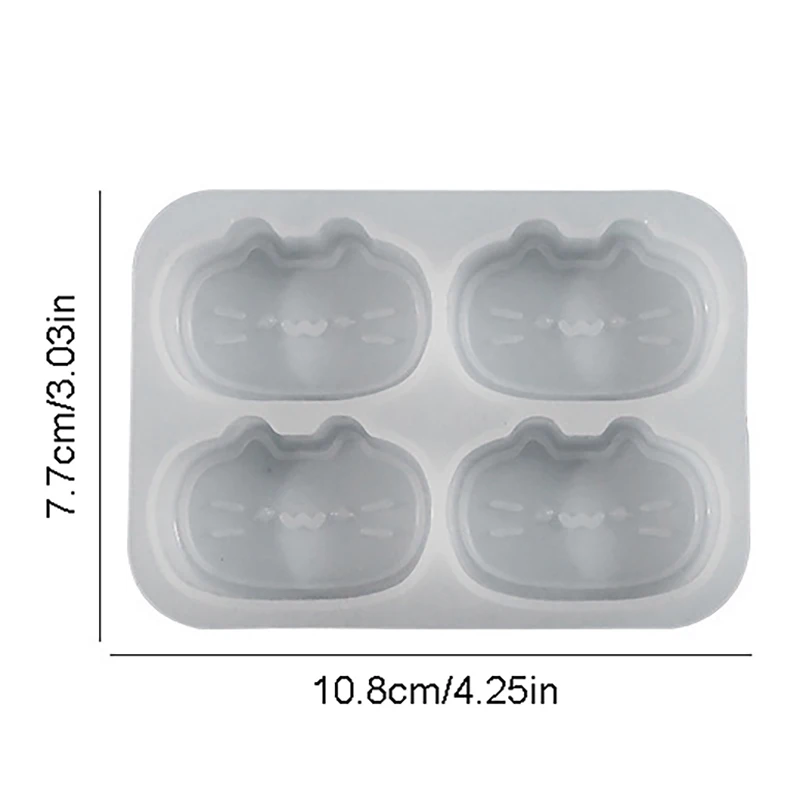 4 сетки милый кот сырный торт силиконовая форма DIY шоколадная кондитерская формы