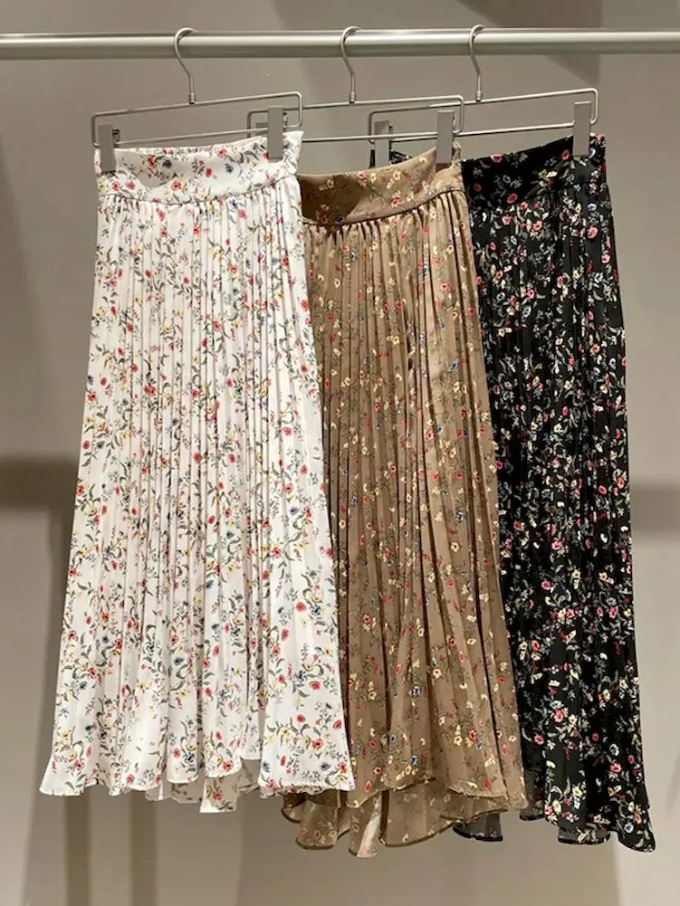 

Длинная юбка iYunDo, женские элегантные шифоновые юбки-клеш неправильной формы с высокой талией, корейская мода, женские юбки на весну и лето