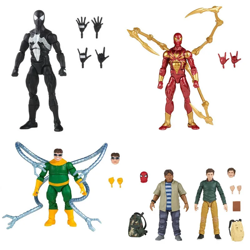 

Anime Marvel Legends Action Figure Vintage Retro Collection Spider Man Hammerhead 6" Toys Model Doll Loose Gift Foe Kids