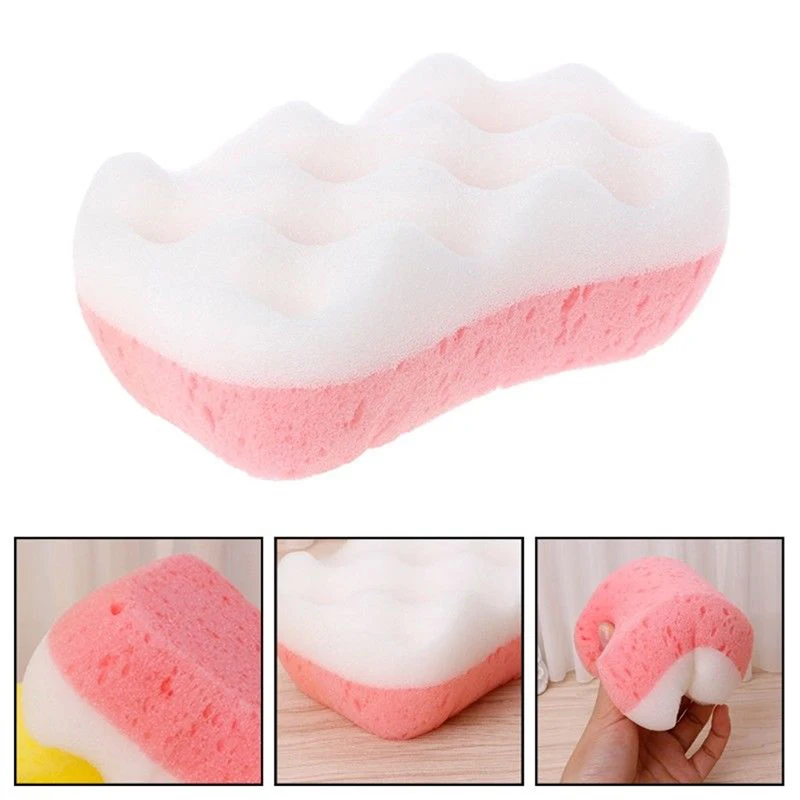 

Soft Bath Sponge Body Scrub Bast Wisp Massage Brush Body Washcloth Skin Scrubber Relax Exfoliating Skincare Shower Accessories