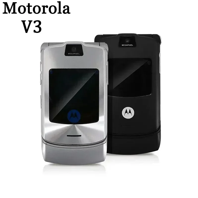 Восстановленный Motorola RAZR V3 90% новый Оригинальный разблокированный