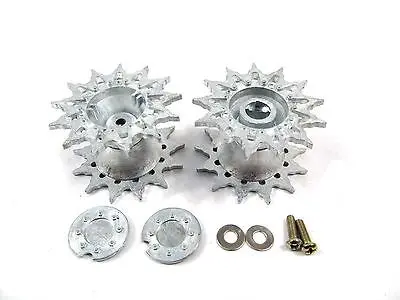 Mato Metal Sprockets Driving Wheels For 1/16 Sherman RC Tank MT150S TH00842 enlarge