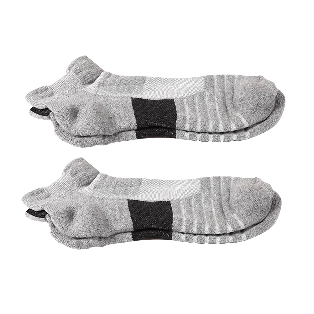 

2 Pairs Training Socks Household Athletic Useful Ladies Professional Terry Women Practical Running Short Barrel Anti-slip