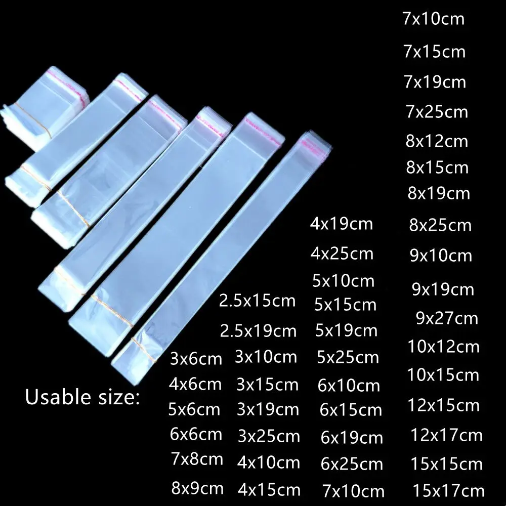 

Прозрачный самоклеющийся пакет на молнии для подарков