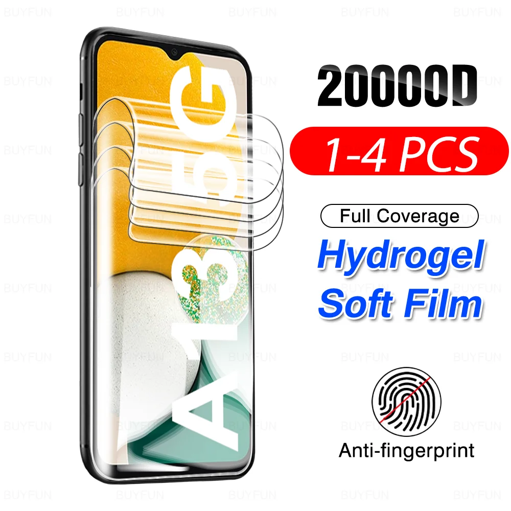 

Мягкая защита экрана для Samsung A13 A12 A51 A71 A31 A41 A03s Core A02s A52 A32 A22 A04s 4G A72 A33 A53 A23 A14 A54, 1-4 шт.