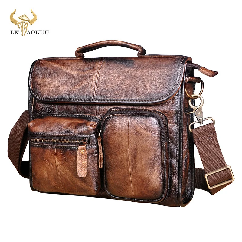 

Оригинальная кожаная Мужская Дизайнерская Повседневная сумка-мессенджер, модная сумка для планшета, ранец, сумка для университетской школы, сумка для книг 202