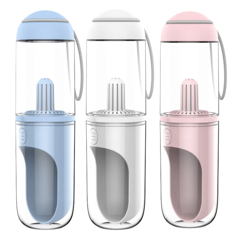 

Новинка 2022, бутылка для воды для собак с фильтром, Герметичный портативный дозатор воды емкостью 11 унций для щенков с чашей, дорожные аксесс...