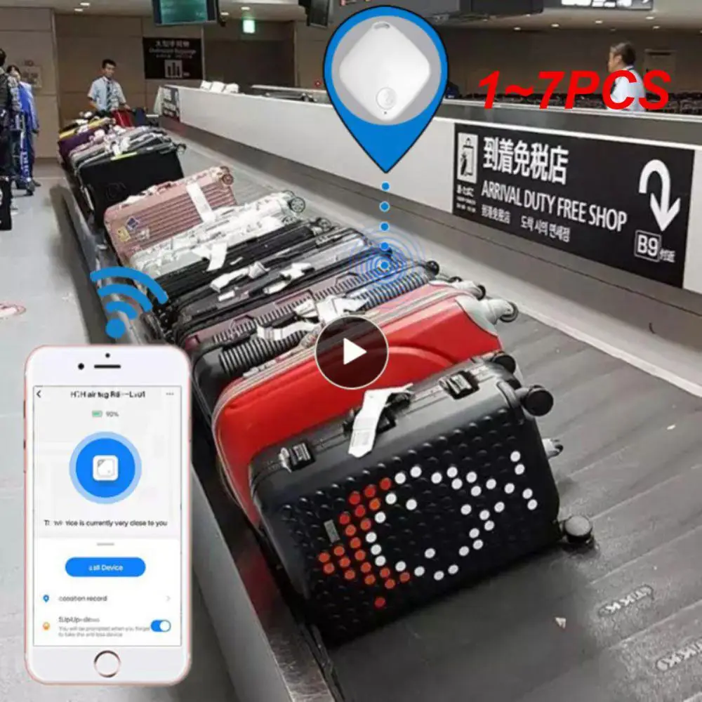 

1 ~ 7 шт. смарт-метка Tuya, мини-GPS-трекер, сумка для ключей, детский домашний питомец, запись местоположения, Беспроводная сигнализация против потери, Портативный GPS