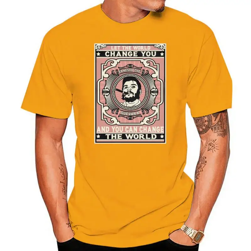 

Модные футболки, новинка 2022, черная футболка Ernesto Che Guevara, футболка с революционным цитатой марксиста Паррилья