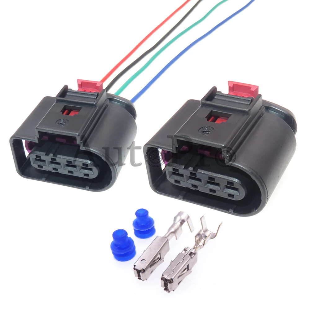 

1 комплект 4 отверстия 8K0971994A Автомобильная розетка для VW Audi 8K0 971 994 A Автомобильный Электрический провод водонепроницаемый штекер
