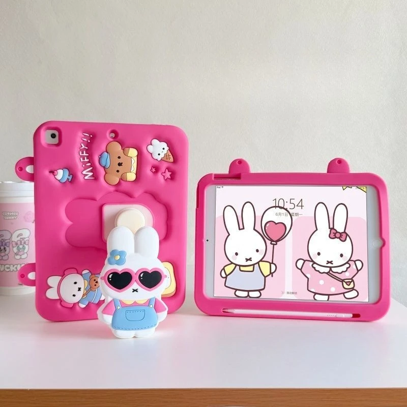 Фото Аниме-чехол Miffy для Apple iPad 12 Air 8, плоский корпус, привлекательный дизайн, мультяшный, хит продаж, новинка, оптом, качественные товары, простой и практичный. №5
