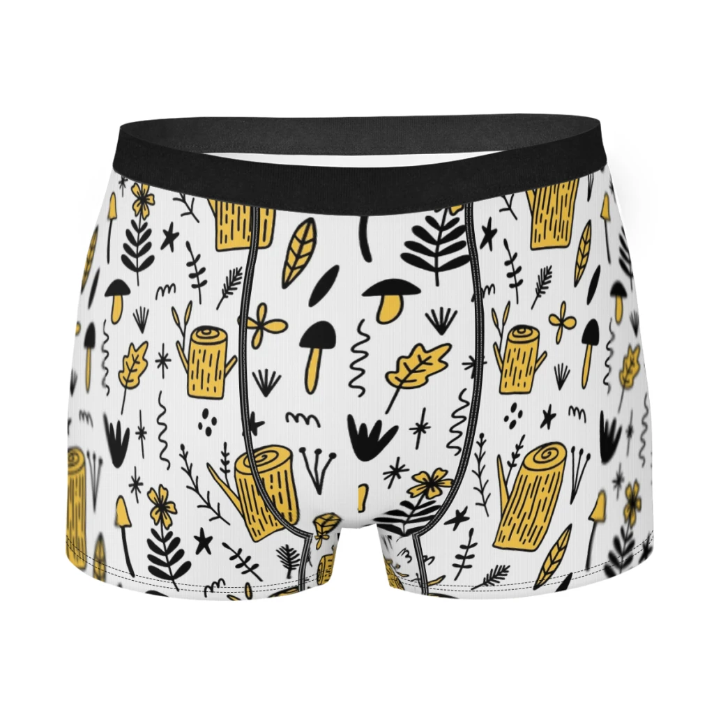 

Wood Mushroom Delicious Fungus Food Underpants Breathbale Panties Men's Underwear Sexy Shorts Boxer Briefs