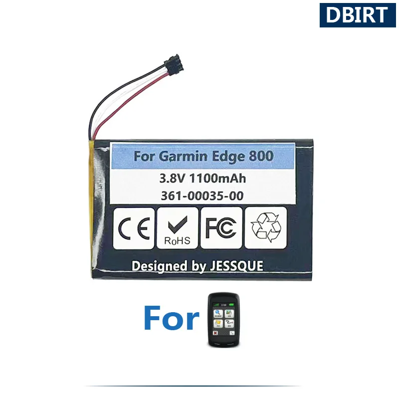 

Original Replaces 1100mAh 361-00035-00 Battery For Garmin Edge 800 810 GPS Cycling Computer Batterie Accumulator AKKU