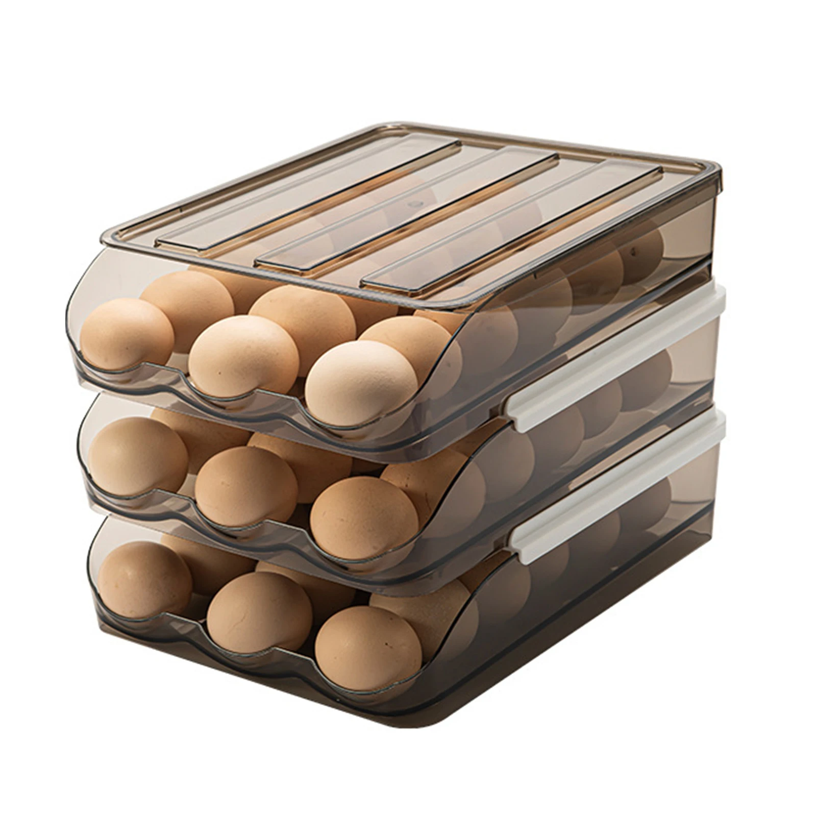 

Egg Storage Box Drawer Type Convenience Egg Storage Rack Organizer Display Holder Basket For Kitchen