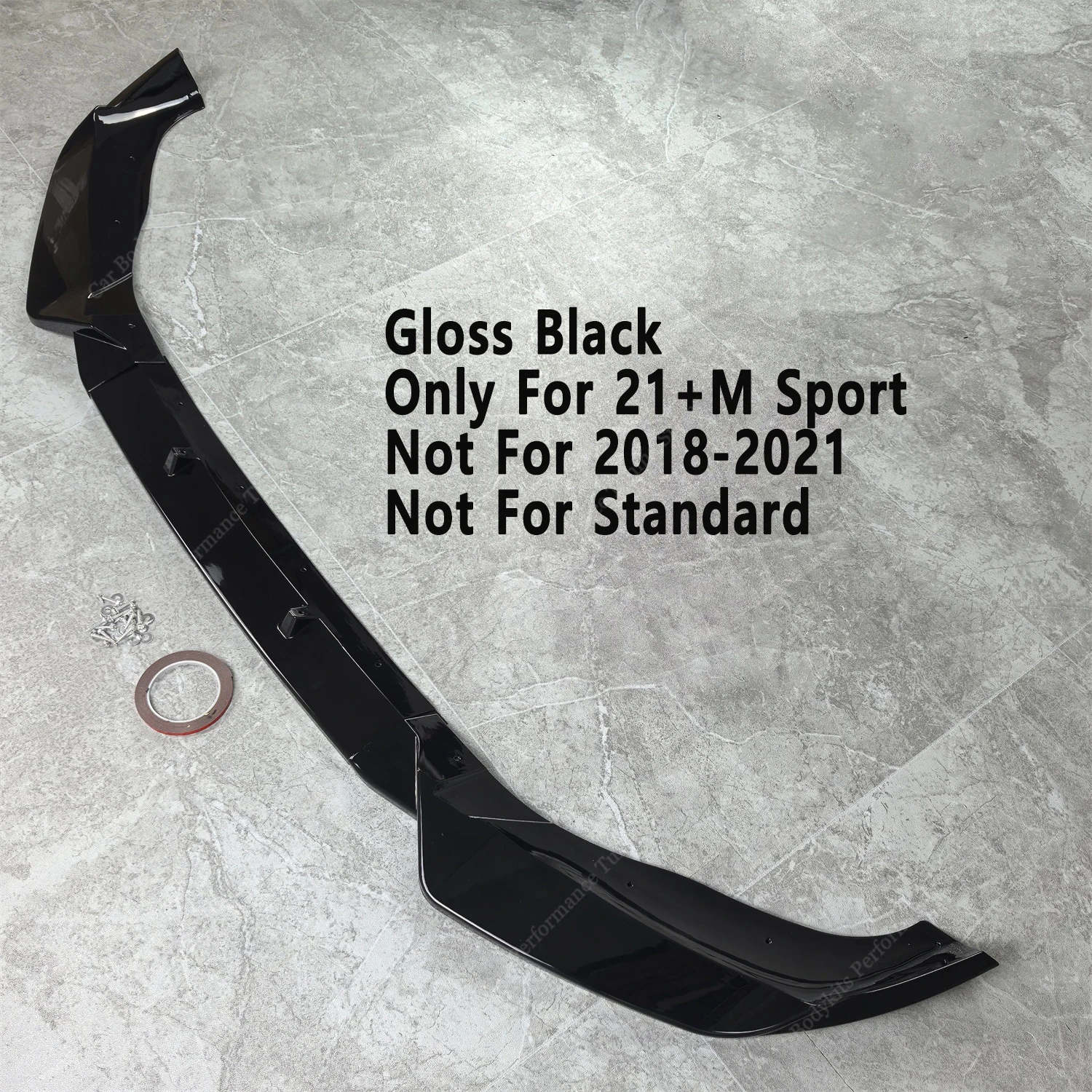 

Для Bmw X3 G01 X4 G02 Lci 3 шт. передний бампер, сплиттер, спойлер, диффузор X3 X4 iX3 20i 20d 30i 30d 30e M40i M40d Bodykits 2021-